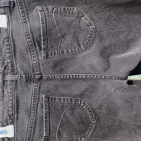 Chico's Women's Platinum Denim Quartz Jeans Blue Size 1.5 Straight Leg slim fit - Picture 3 of 6